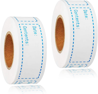 Removable Food Storage Labels for Home and Restaurant Use, Refrigerator Storage Labels Food Storage Stickers Large Bottle Label Easy Clean Leaves No Residue