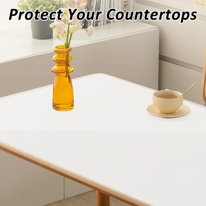 Extra Large Silicone Mat 48" x 24" Silicone Mats for Kitchen Counter Countertop Protector Mat 1-mm Heat Resistant Silicone Non-slip Dinner Table Pad Placemats for Cooking Baking Making Crafts