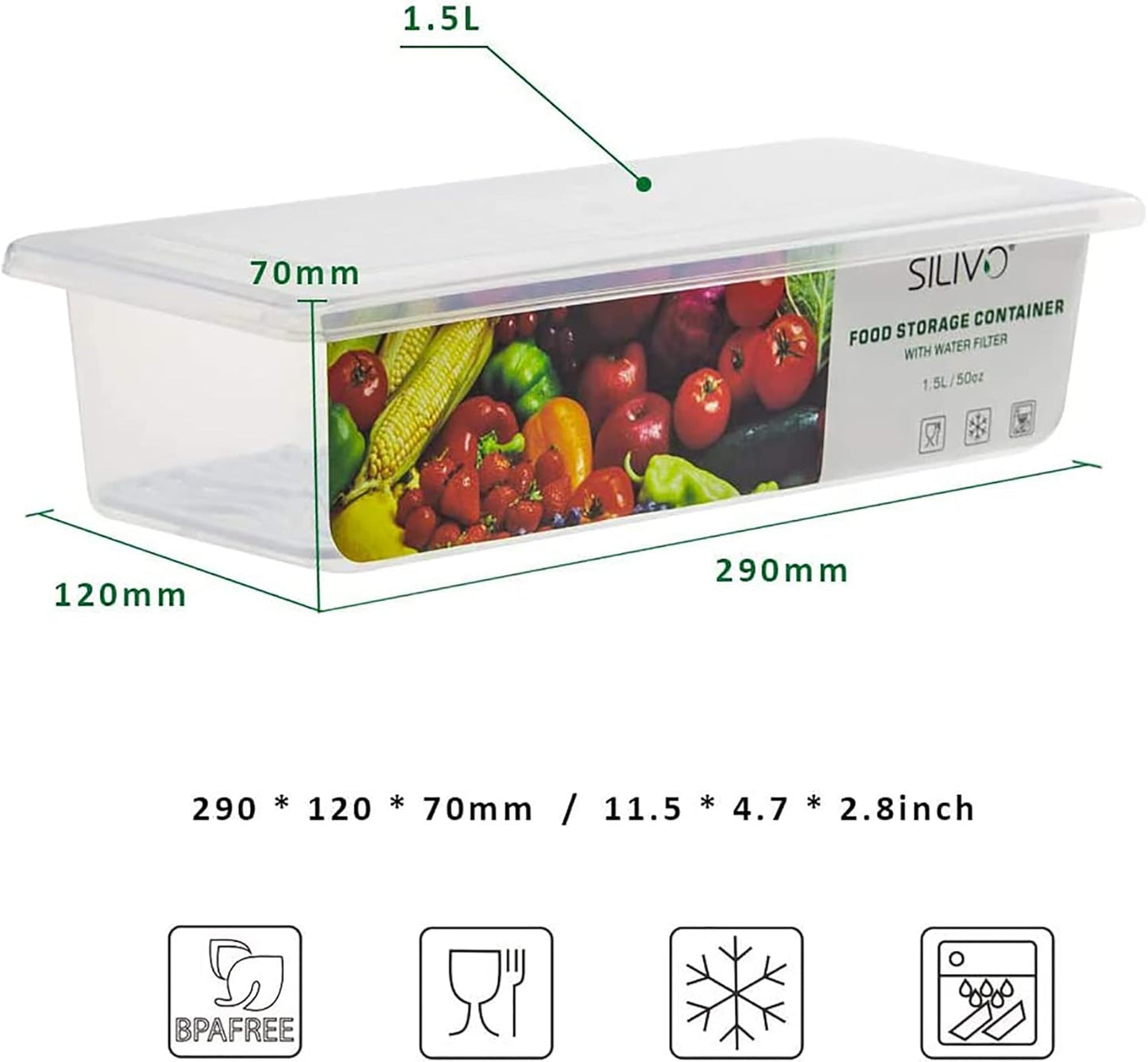 SILIVO Snackle Box Container - 9 Compartment Portable Divided Serving Tray with Lid and Handle,Clear Snack Organizer for Candy, Fruits, Nuts, Snacks - Perfect for Party, Travel and Entertaining