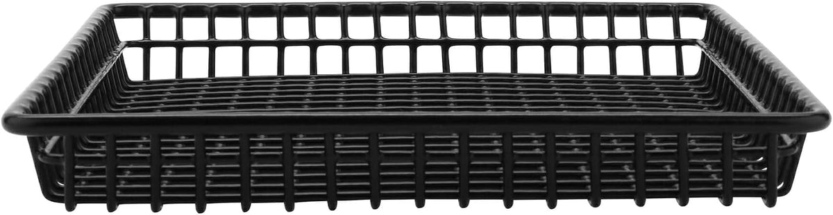 G.E.T. WB-315-MG Heavy Duty Iron Wire Utility Storage Basket/Bin with Handles, 11" x 8" x 8"