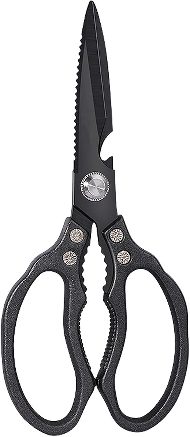 Kitchen Scissors Heavy Duty Stainless Steel Kitchen Shears Sharp Food Cooking Dishwasher Safe Scissors for Meat Chicken Poultry Fish Meat Herbs