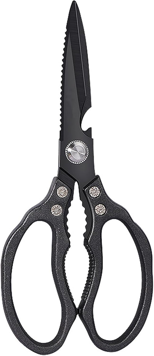 Kitchen Scissors Heavy Duty Stainless Steel Kitchen Shears Sharp Food Cooking Dishwasher Safe Scissors for Meat Chicken Poultry Fish Meat Herbs