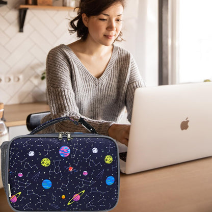 GYEUKHAM Insulated Lunch Box for School, Thermal Reusable Durable Freezable Lunch Bags for Kids Boys Girls Men Women - Small Soft Cooler Portable Lunch Tote Kit for Work Picnic Travel,Black