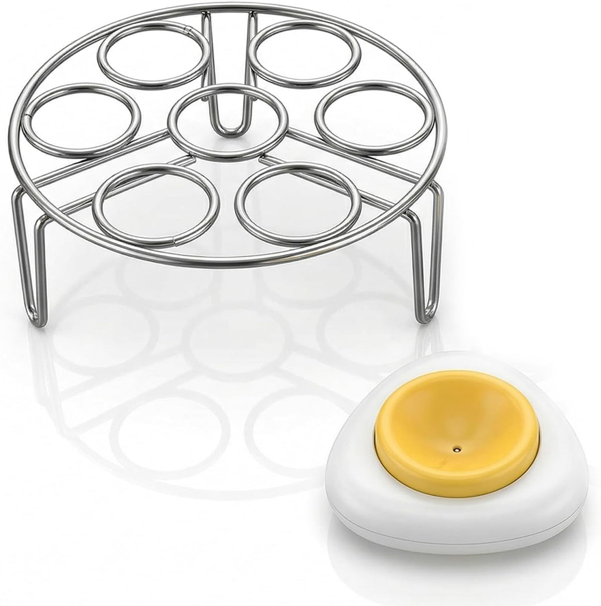Egg Steamer Rack And Egg Piercer