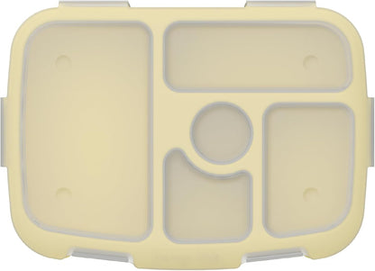 Bentgo® Kids Prints Tray with Transparent Cover - Reusable, BPA-Free, 5-Compartment Meal Prep Container with Built-In Portion Control for Healthy Meals At Home & On the Go (Mermaids in the Sea)