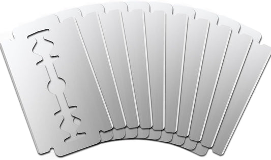 NiHome 10-Pack Bread Lame Replacement Blades, Ultra Sharp for European Bread Dough Scoring, Compatible with Most Handles, Premium Durable Material for Precision Cuts, Create Intricate Patterns Easily