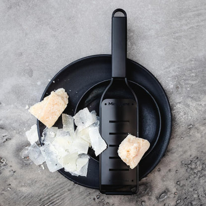 Microplane Kitchen Zester Grater with a Stainless-Steel Blade - Made in USA, for citrus, parmesan, ginger, chocolate & nutmeg from the Black Sheep Series