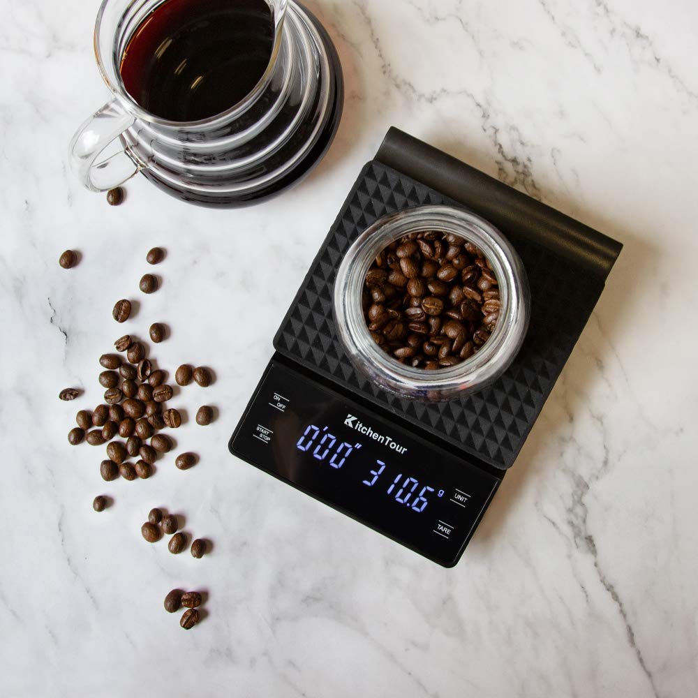 KitchenTour Coffee Scale with Timer