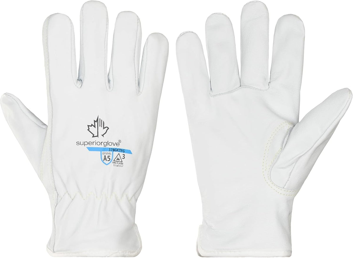 Superior Glove Endura Cut Resistant Leather Work Gloves