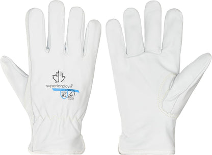 Superior Glove Endura Cut Resistant Leather Work Gloves