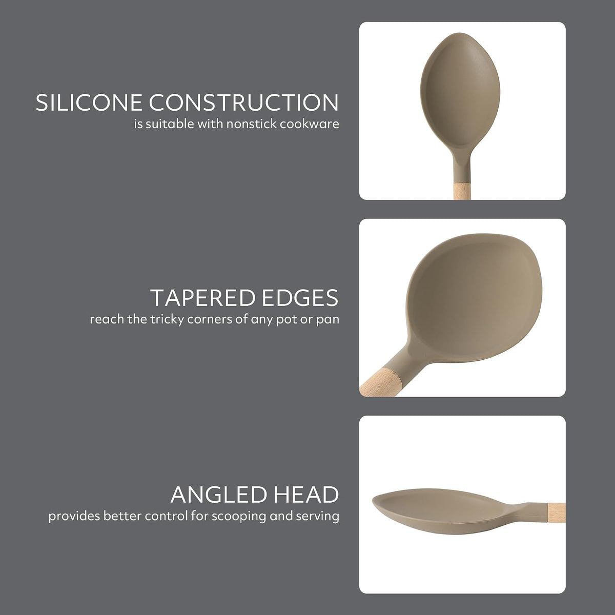 Sur La Table Kitchen Essential Mealcraft Silicone Spatula - Juniper Green