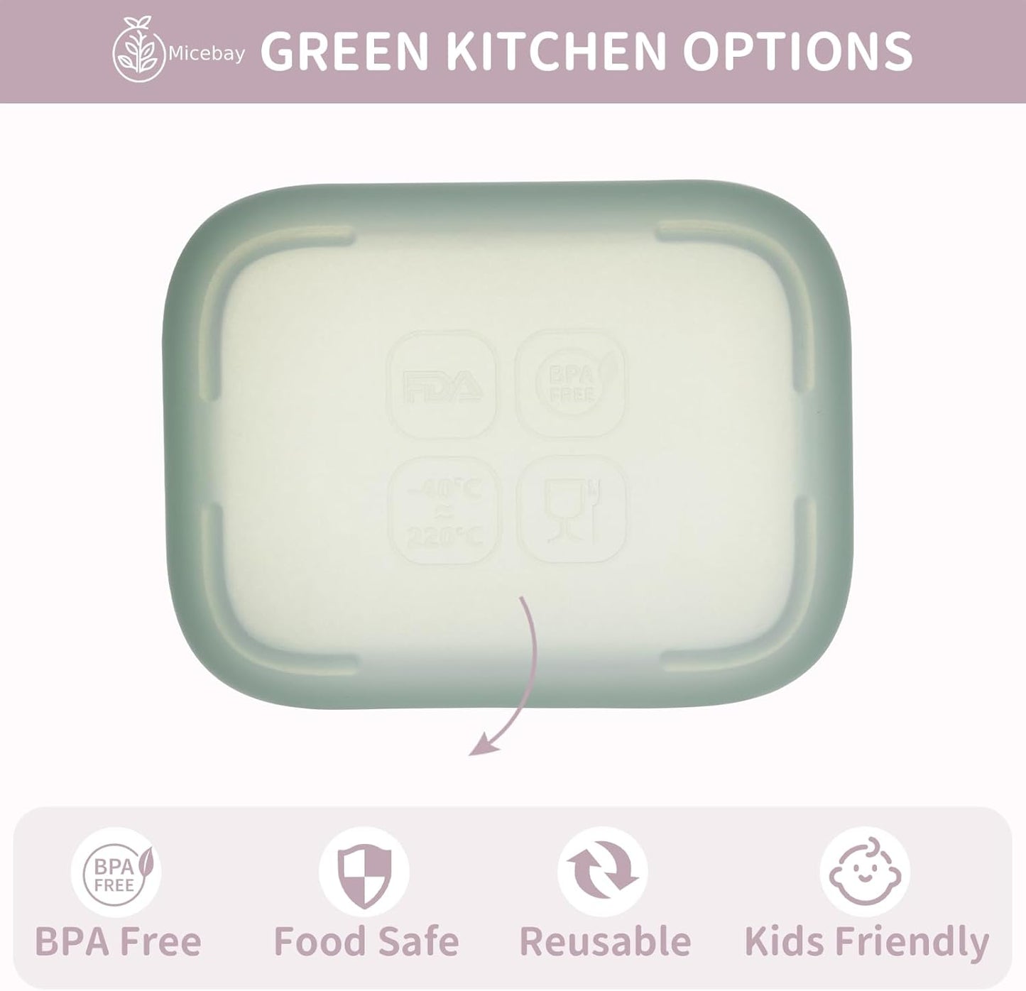 MICEBAY 2-Pack Leak-Proof Salad Dressing Container To Go, Food Grade Silicone Sauce Containers for Bentgo Lunch Box, Reusable Condiment Cups with Lids for Small Snacks - 2.6 oz (Sky Blue & Black)