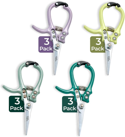 Modern Sprout Pruning Shears - Garden Snips - Herb Scissors - Sage 1-Pack