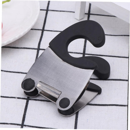 Pot Clip Spoon Rest Holder for Kitchen Utensils, Heat Resistant