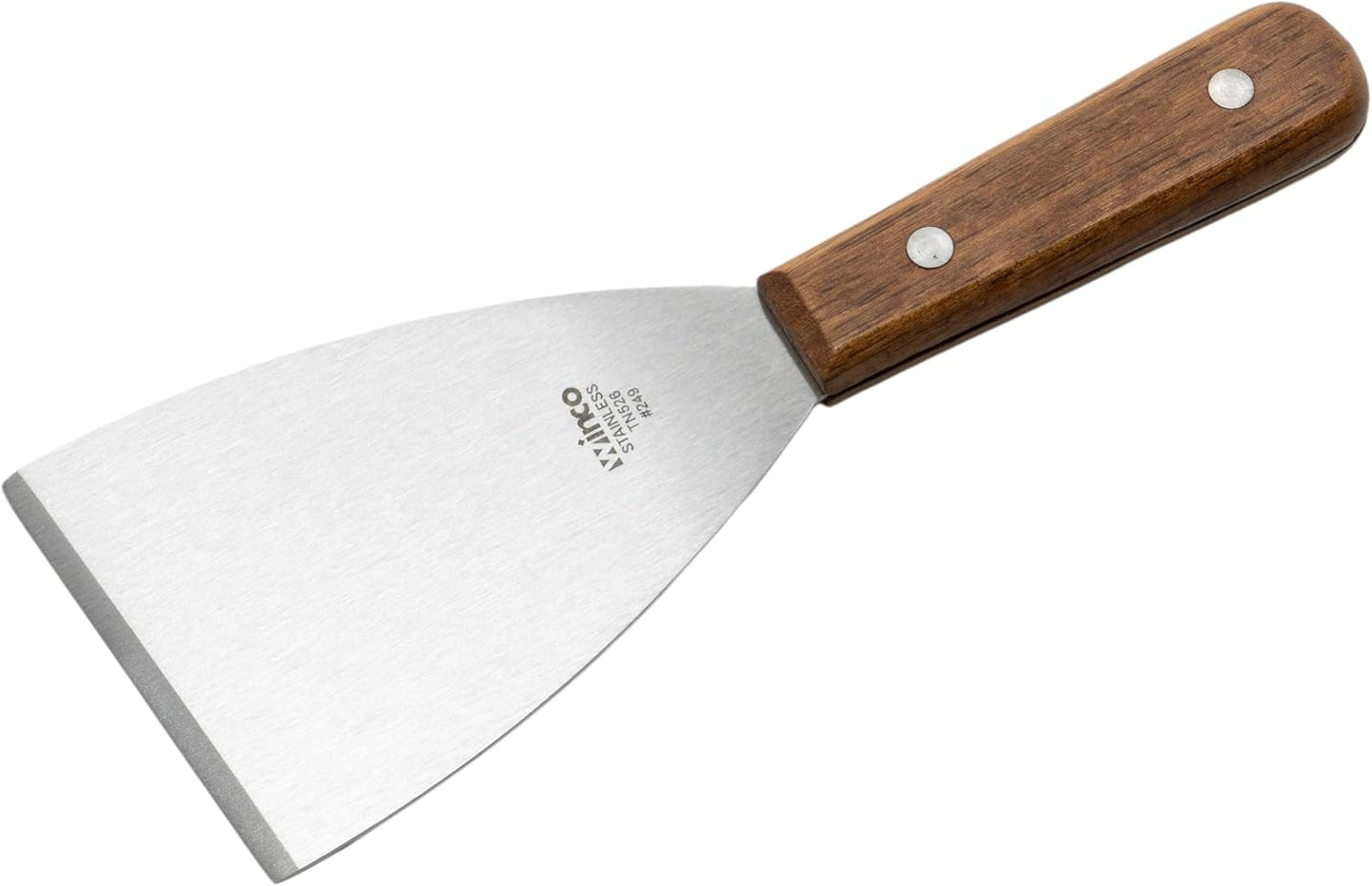 Winco Blade Scraper, 4.5-Inch by 4-Inch,Stainless Steel, Brown,Medium
