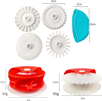 Pastry Wheel Decorator and Cutter, 6Pcs
