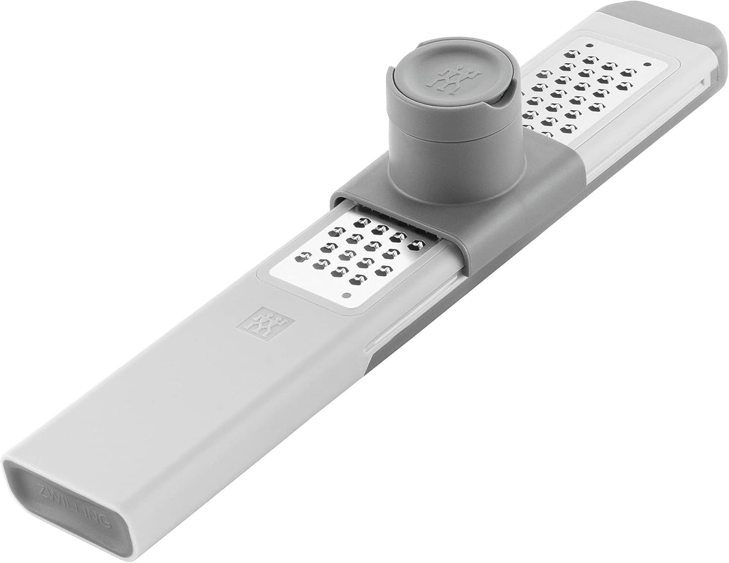 ZWILLING Z-Cut Multifunctional Grater, Mandoline, Faster Grating Technology, Zester, Rasp Grater, Slicer, Finger Guard, Grey