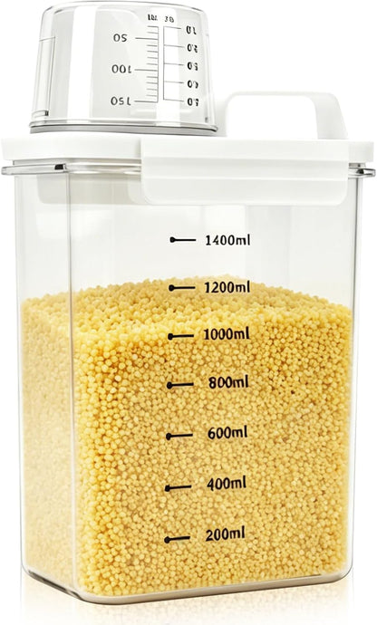 wheat berry storage compatible with granola container, BPA Free Airtight Cereal Container with Pour Spout, Dry Food Storage for Rice, Flour, Oats and Grains, Keeps Pantry Neat and Ingredients Fresh