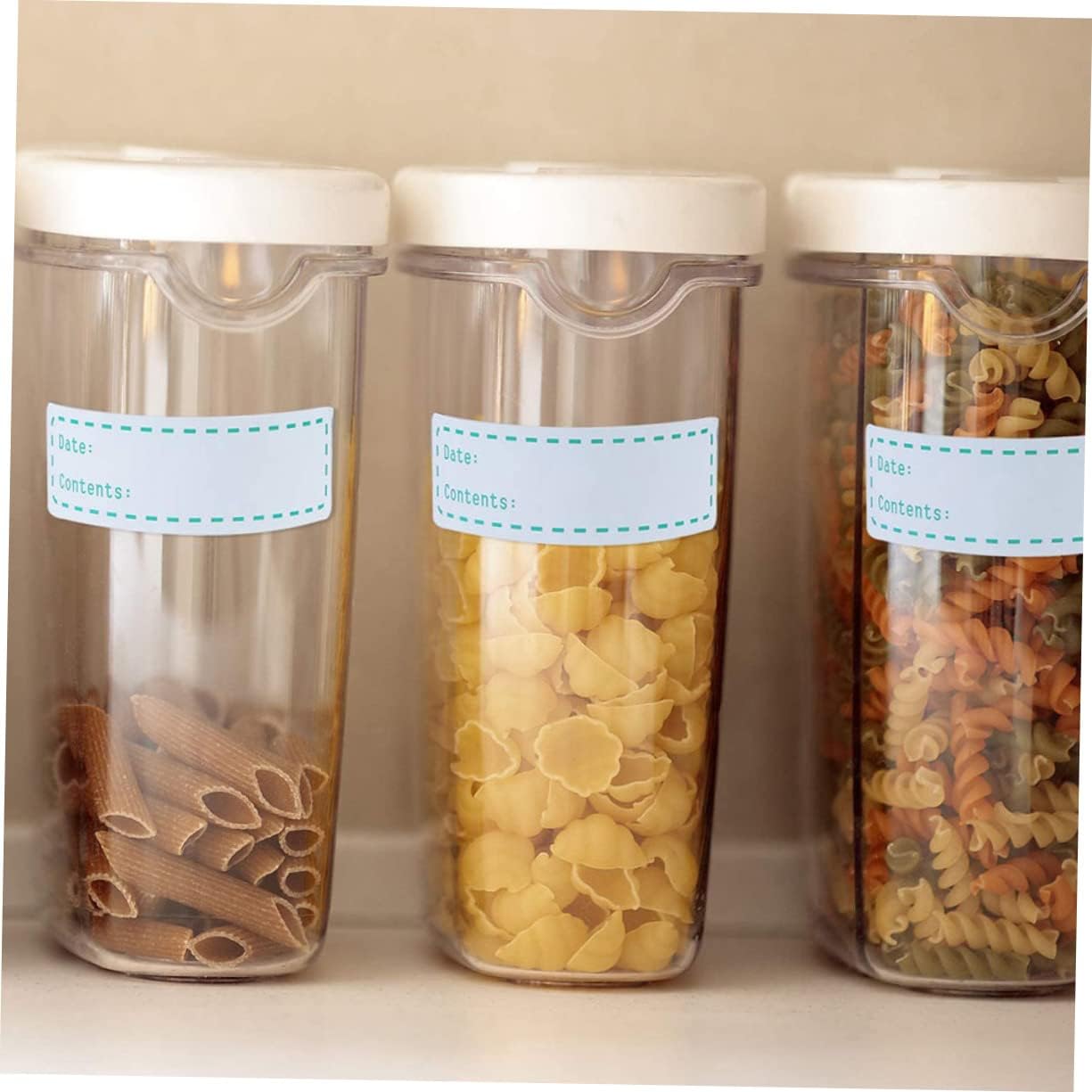 Homoyoyo English Record Date Stickers Kitchen Food Storage Labels DIY Paste for Organizing Eco-Friendly Peel Stick