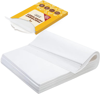 Katbite Hamburger Patty Paper 1000Pcs, 5.5"x5.5" Non Stick Parchment Paper Squares Sheets for Patty Seperate, Burger Press, Ground Beef, Freezing or Candy Wrappers, Use for Oven, Microwave or Freezer
