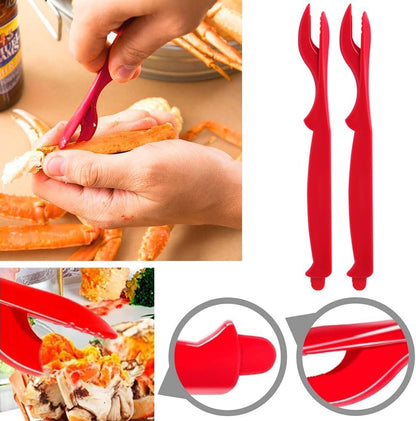 25 PCS Seafood Tools picks Crab Legs Crackers for Crab,Lobster,Prawns,Shellfish Sheller Knife.