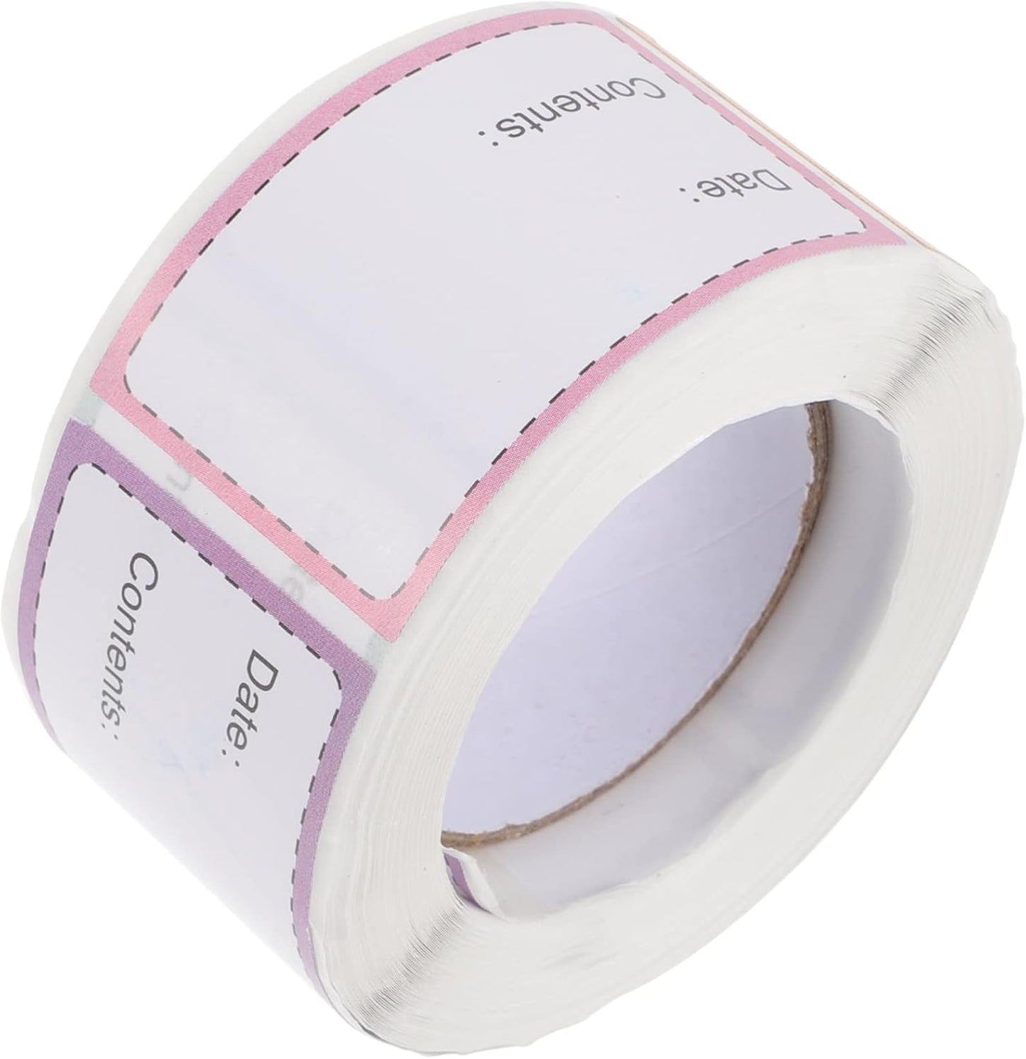 Zerodeko Date Stickers for Food Containers Reusable Adhesive Labels Kitchen Storage Roll