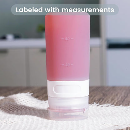MICEBAY 2 oz Condiment Squeeze Bottles, Leakproof Salad Dressing Container