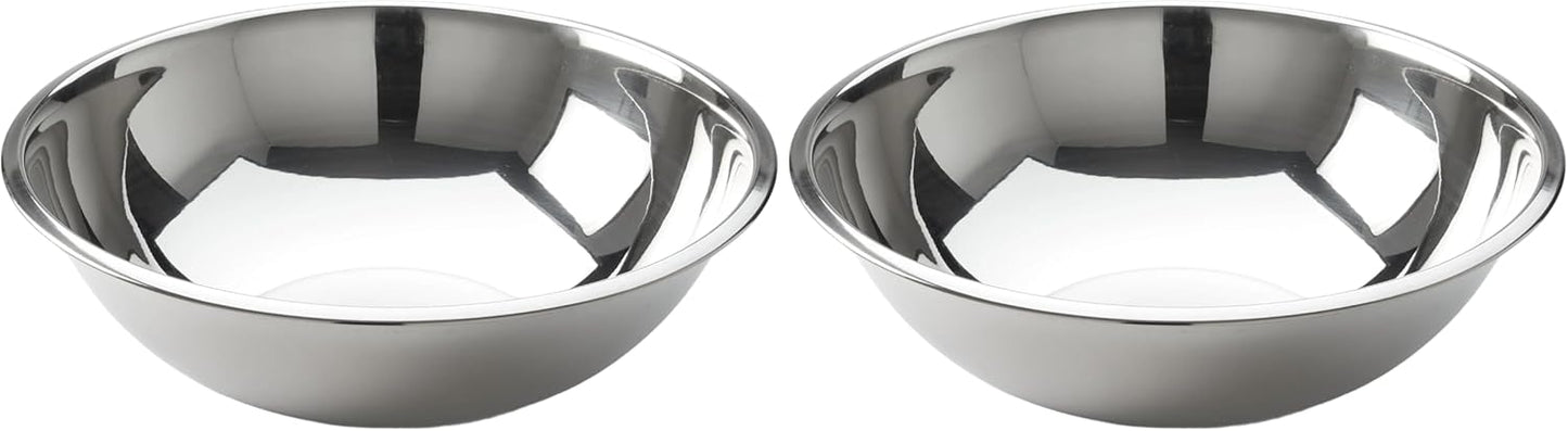American Metalcraft 16" Stainless Steel Mixing Bowl - 13-Quart Durable Metal Bowls for Mixing, Large Stainless Steel Bowl