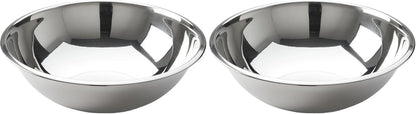 American Metalcraft 16" Stainless Steel Mixing Bowl - 13-Quart Durable Metal Bowls for Mixing, Large Stainless Steel Bowl