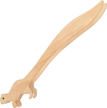 Toast Tongs Wooden, Mini Wooden Food Tongs with Ergonomic Curved Handle, Heat-Resistant Serving Tongs for Bread, Fruit, Cheese and Appetizers