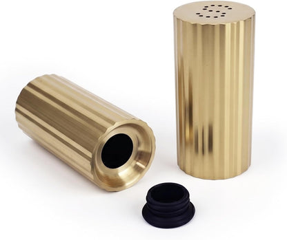 Lily Brown 304 Stainless Steel Condiment Holder with Ergonomic Grips Perfect for Meal Preparation and Grilling Rustproof Stainless Steel Shaker