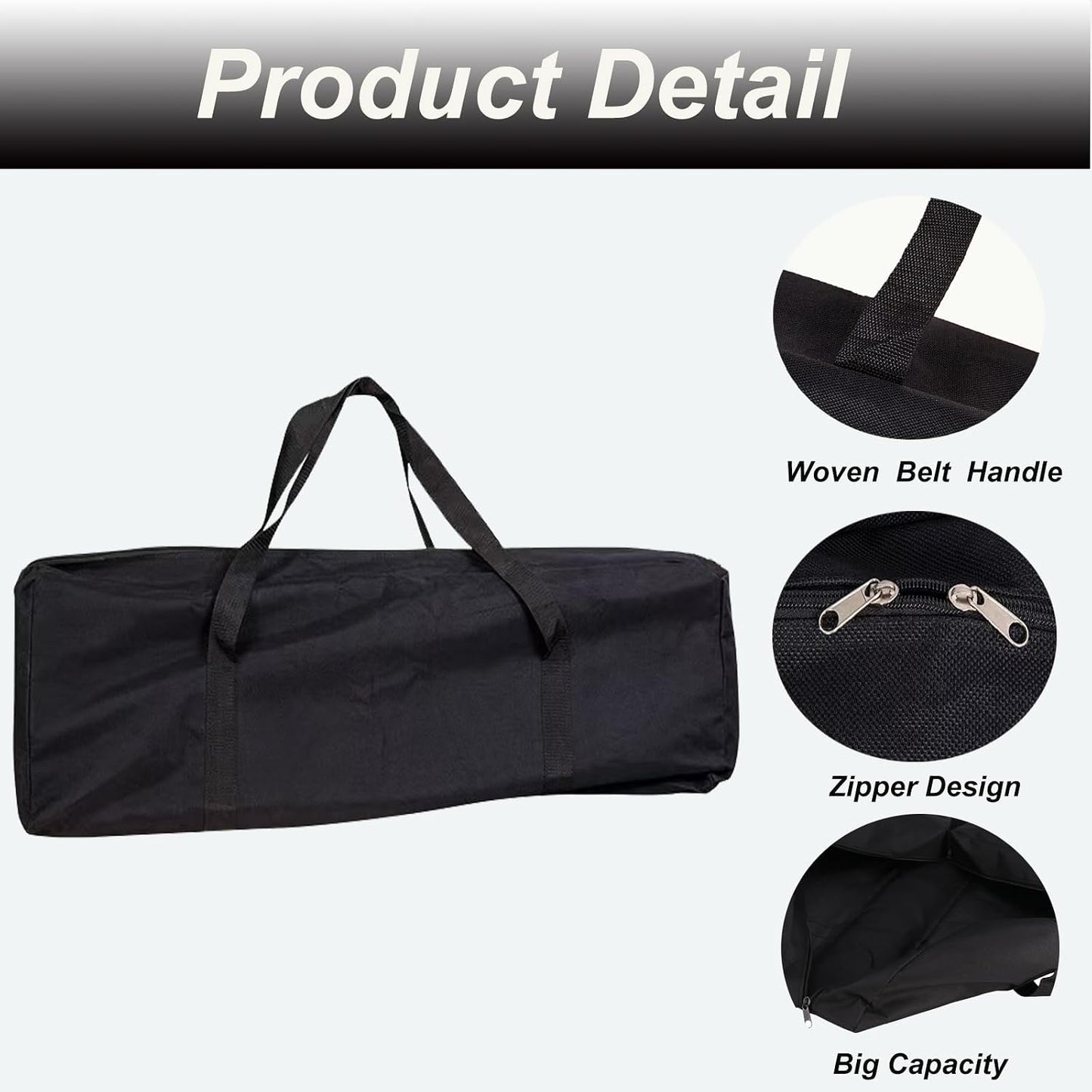 BBQ Tool Storage Bag,Grill Utensil Storage Bag Oxford Grilling Bags for Outdoor Grilling Waterproof Foldable Cooking Tools Bag Carry Bag for Camping Car Trip Outdoor Camping