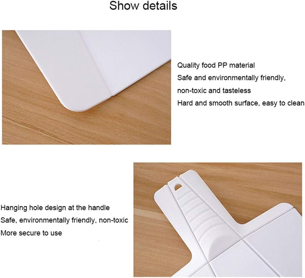 TopHomer Flexible Folding Cutting Boards for Kitchen Large Chopping & Cutting Mats for Cooking – Non Slip Cutting Sheets for Kitchen,15 inch x 8.4 inch(Dark gray)