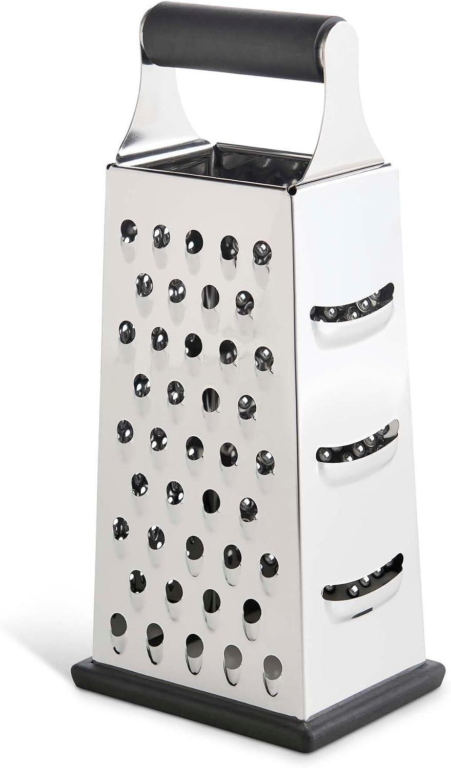 HIC Kitchen Nutmeg Grater, Stainless Steel, Grates Nutmeg, Cinnamon Sticks, Block Chocolate, Ginger, and Hard Cheeses