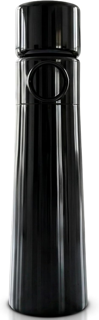 MAGNUM PEPPER GRINDER, Unicorn by TRE SPADE,Premium Manual Pepper Grinder with Steel Burrs, Adjustable Coarseness, High-Capacity Output, ABS Plastic, 6 Inch Small Size, Made in Italy