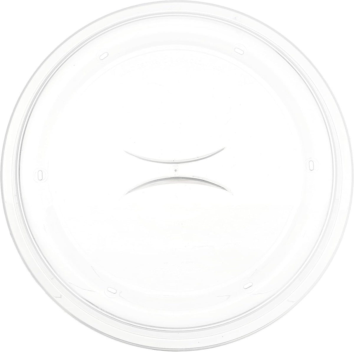 Nordic Ware BPA-free and Melamine Free Plastic Splatter Microwave Cover, 10-Inch (Set of 2), Clear