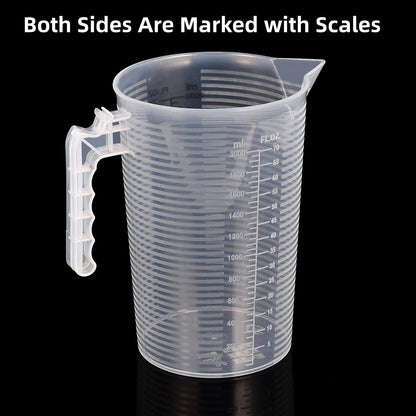 Large Measuring Pitcher for Kitchen, 70oz/2000ml