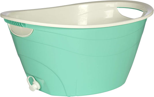 CreativeWare, Aqua Double Walled Party Tub With Drain Plug 4.375 Gl, Red