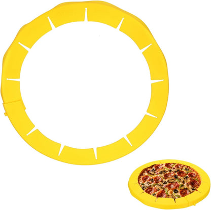 METALLIXITY Adjustable Silicone Pie Crust Shields Yellow