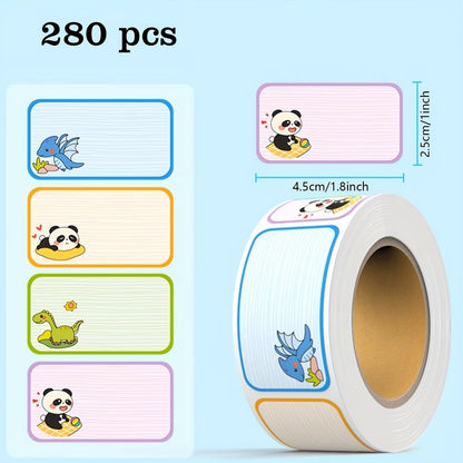 100-Pack Removable Freezer Labels, Waterproof Food Storage Stickers for Date & Contents Marking - Colors A