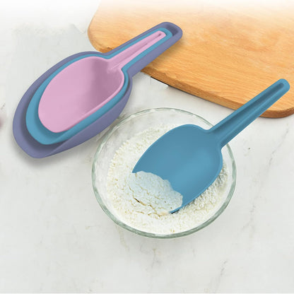 Plastic Scoops for Canisters, Plastic Scoop for Ice Cubes, Flour Scoops Dry Goods Coffee Beans & Cereals