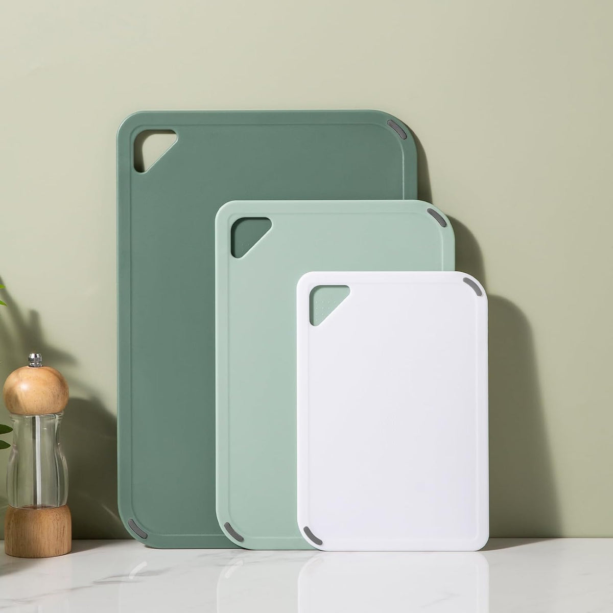 THETCHRY Plastic Cutting Board -Cutting Boards for Kitchen BPA Free
