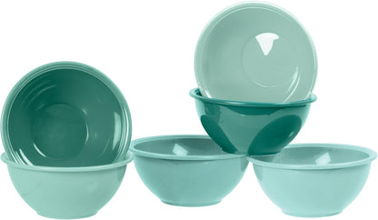 Oggi Set of 6 Colored Pinch Bowls - 4.5" / 11.4cm Diameter, Ideal Salt & Pepper, Dip, Condiments, Mini Bowls, Prep Bowls for Cooking, Mise en Place Bowls, Charcuterie