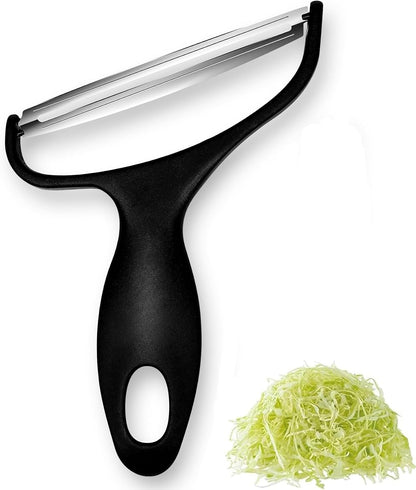 Vegetable Peeler Large Peelers for Kitchen, Y Wide Veggie Shredder for Cabbage Lettuce Julienne, Swivel Stainless Steel Blades Big Size