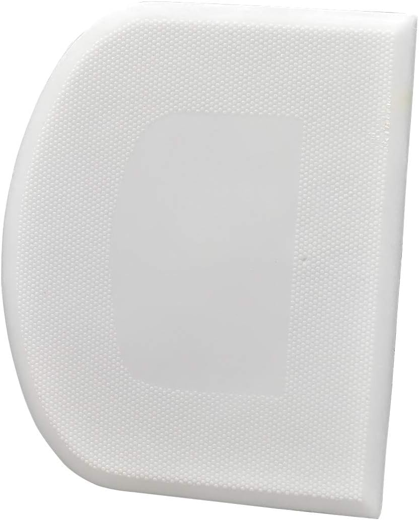 ALLTOP Bowl Spatula & Bench Scraper,Flexible Plastic Multipurpose Kitchen Pastry Cutter Tool,Food Scrappers for Bread Dough Baking Cake Fondant Icing,Set of 2 Pieces - White,Green