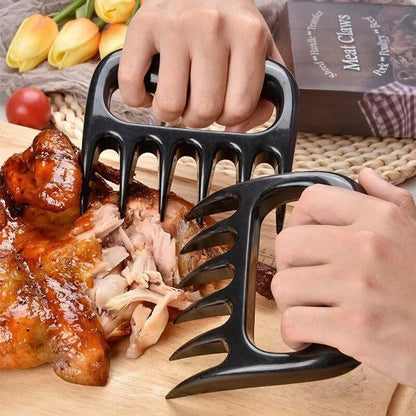 Generic Bear Claw Meat Shredder, 4.5*0.05*4.3 in, Black