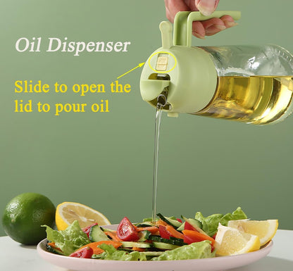 Oil Sprayer for Cooking Olive Oil Sprayer Mister for Air Fryer Vegetable Vinegar Oil Portable Mini Kitchen Gadgets for Baking,Salad,Grilling,BBQ,Roasting