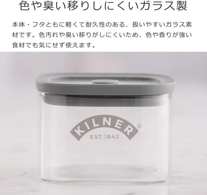 Kilner 3 Litre Glass Cereal Dispenser | Storage Jar with Airtight Glass & Silicone Lid | Easy-Pour Spout for Mess-Free Serving | Food Dispenser for Cornflakes, Beans, Granola and Pet Food