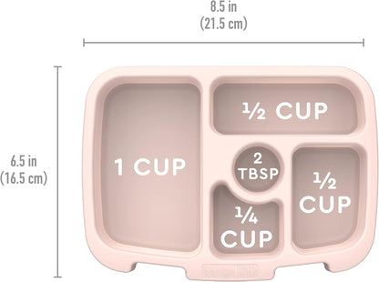 Bentgo® Kids Prints Tray with Transparent Cover - Reusable, BPA-Free, 5-Compartment Meal Prep Container with Built-In Portion Control for Healthy Meals At Home & On the Go (Mermaids in the Sea)