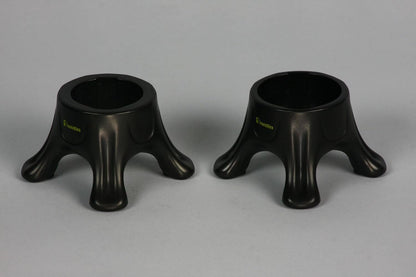 Dunlin - Condiment Bottle Holder (CBH) Deluxe - 1 Small (CBH 500) and 1 Large (CBH 1000), Matte Black - Upside Down Bottle Emptying Holders